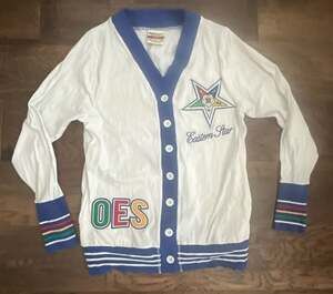 Big Boy Headgear Order of the Eastern Star (OES) Varsity Cardigan Sweater